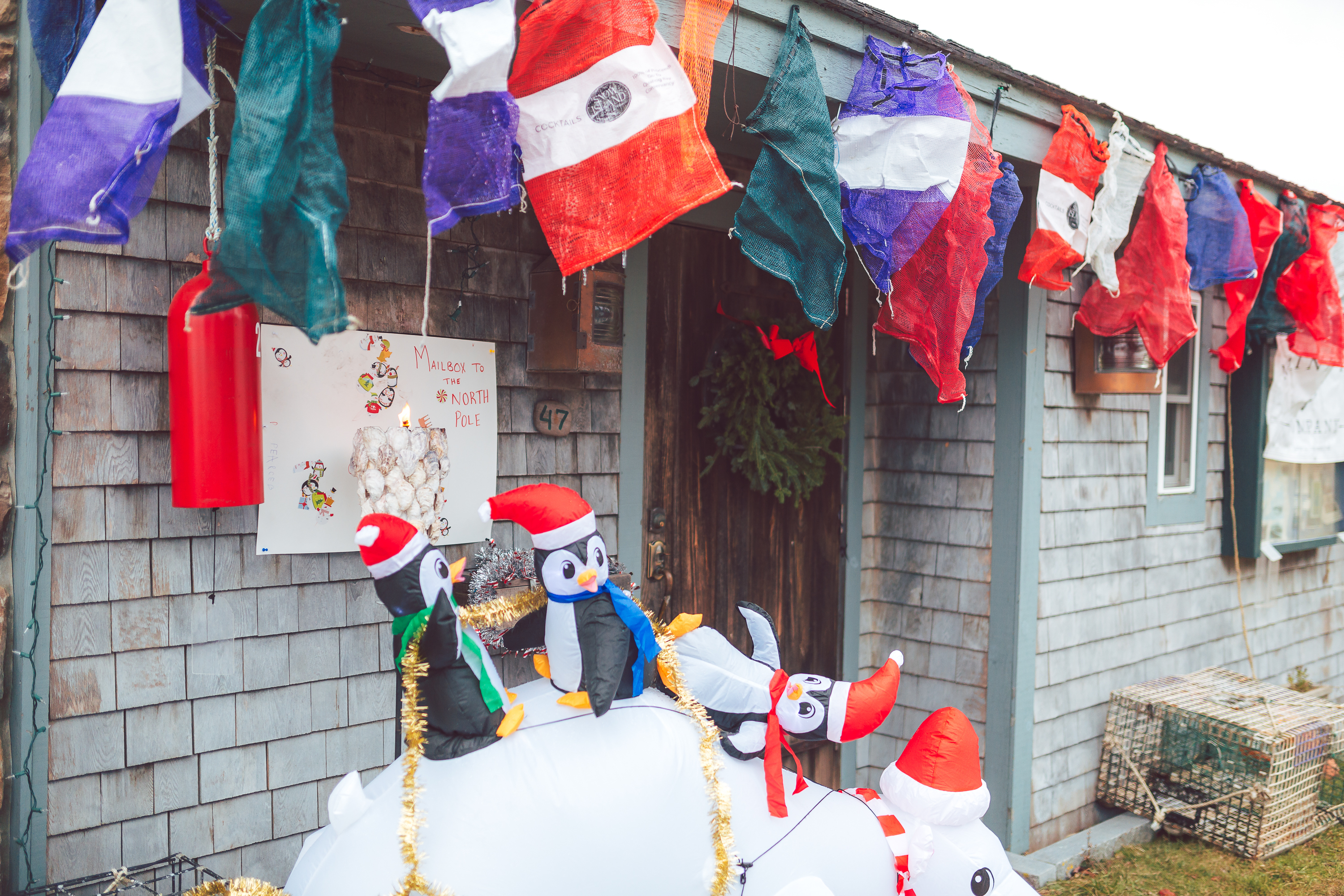 The Oyster Bags Were Hung