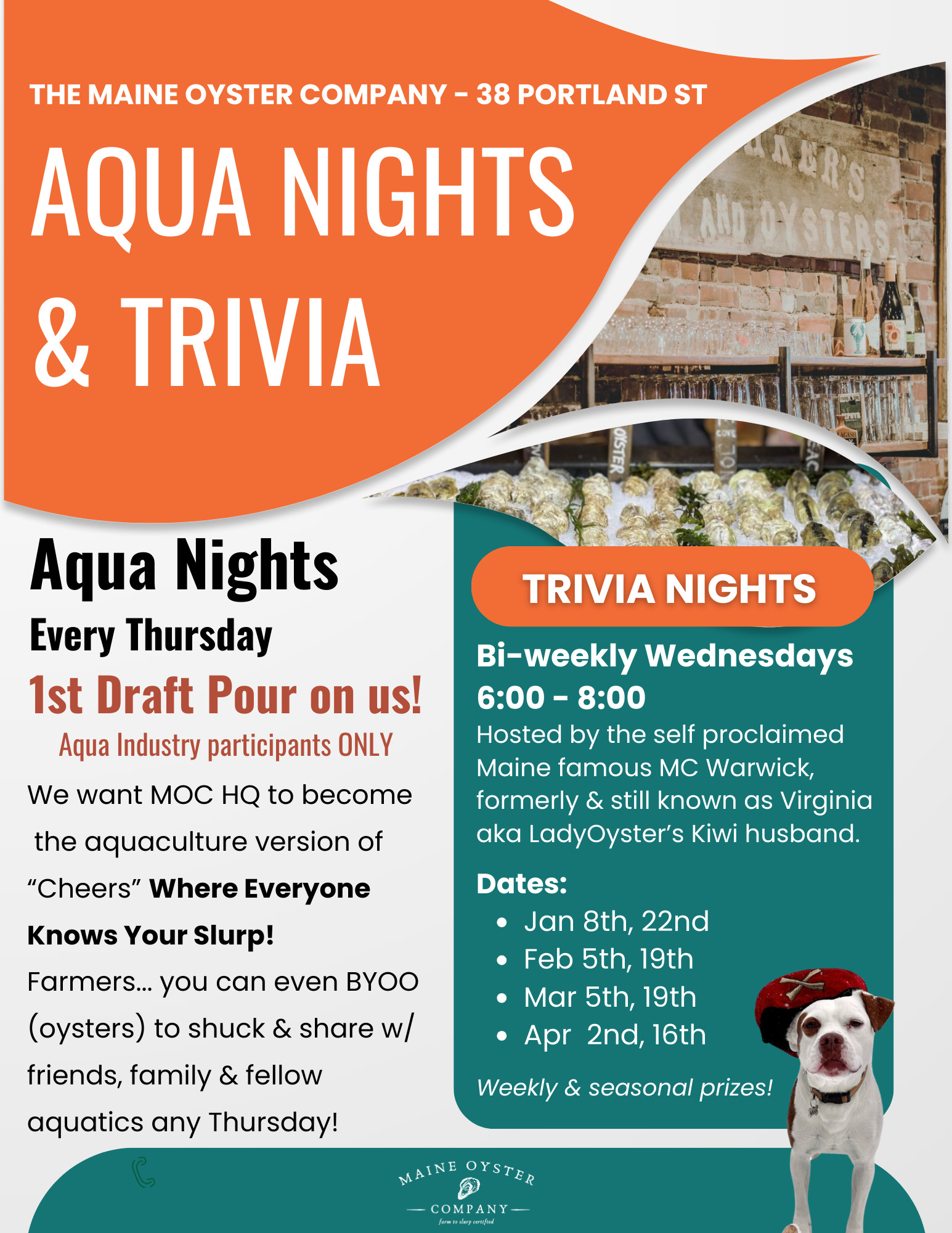 Aqua Industry Nights & Trivia